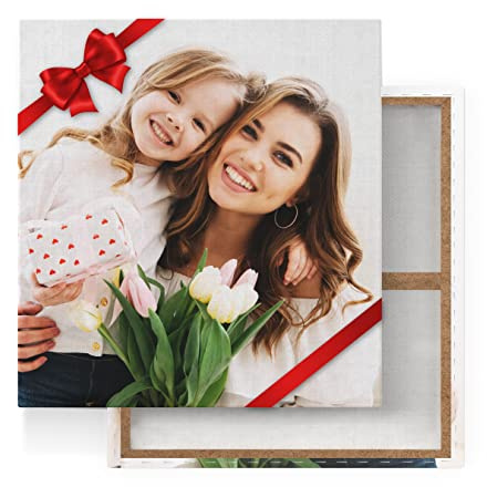Estika Ihr Foto auf Leinwand - 50x50 cm - Fotogeschenke mit eigenem foto, Leinwand bilder, Personalisierte