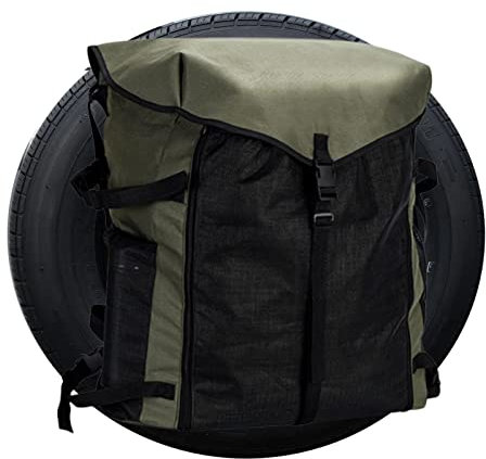 Rosixehird Pneu Secours,Sac Poubelle Voiture pour Montage Roue Secours - Pneu SecourGrancapacité pour Wranglers JK JKU U, Rangement Universel
