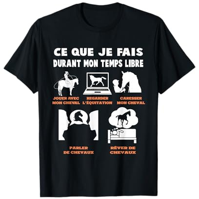 Cadeaux drôles de poney d'équitation pour cavalier T-Shirt
