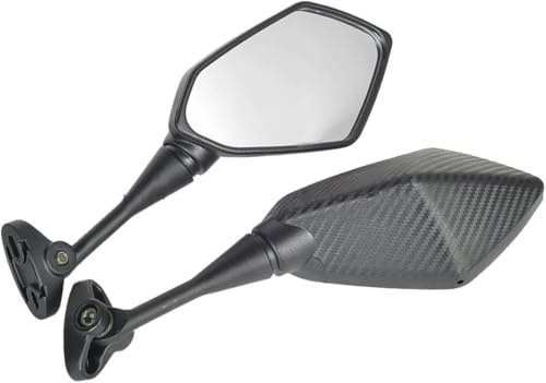 Espejo retrovisor Espejos para Yamaha para YZF para R1 para R6 para R25 para R15 para R125 para R3 para R1S para R1M para FZ6R Motocicleta Scooter Espejo Retrovisor Carbono
