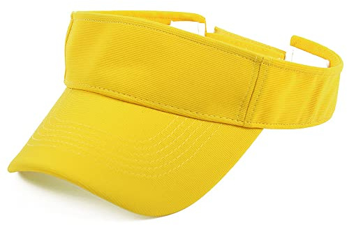 Cysocool Kids Sun Visor Hat 4-12 Years Girls Boys Golf Visor Anti UV Tennis Sun Hat Summer Beach Cool Hat Wide Brim Sun Protection Hat Adjustable Peaked Snapback Cap Sports Running Sun Visor Cap