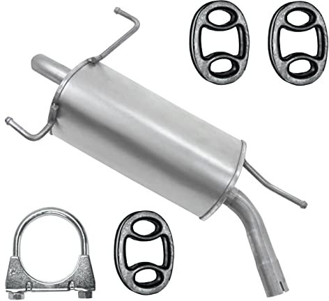 Polmo Endschalldämpfer Auspuff Endtopf für Opel Corsa 3 III C Schrägheck 1.0