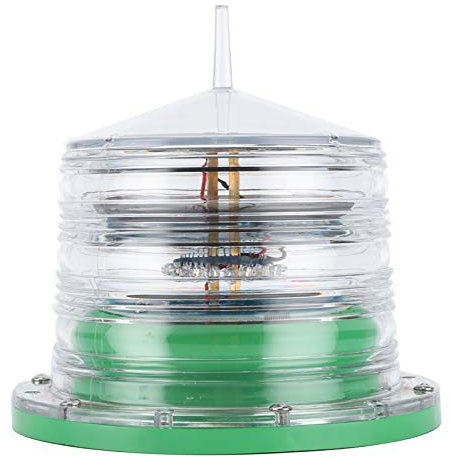 Schiffs-Yacht-Teile, IP68 Wasserdichtes Solar-Schiffs-Leuchtfeuer-Lichtkahn-LED-Navigations-blinkendes Schwimmendes Marine-Bootszubehör