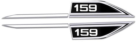 FURREN Insigne De Logo De Voiture pour Alfa Romeo 159 3D, Autocollant l'emblème Remplacement Avant Capot Arrière Coffre Décoration Insigne Pièces Détachées Auto,B