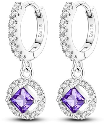 KUNSIR Silber Ohrringe für Damen Ohrringe, 1 Paar 925 Sterling Silber Ohrstecker Hypoallergen für Frauen und Mädchen