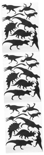 ifundom 3blätter Dinosaurier Wandtattoo Abnehmbarer Pvc Wandsticker Dekoratives Wallpaper Für Kinderzimmer Wohnzimmer Und Klassenzimmer Leuchtendes Dino Design Einfache Anwendung Und