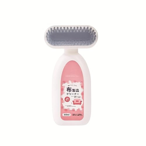 Limpiador de telas para sofás con cepillo, cepillo limpiador de manchas, kit de limpieza de telas para alfombras y tapicería, limpiador de telas adecuado para muebles, cojines de coche