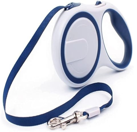 Hundeleine Mit Bequemen Gepolsterten Griff Rollleine 5m Für Kleine Hunde - Katzenleine Und Hundeleine 5m - Bissfeste Leine Für Kleine Hunde - Hundeleine Mittelgroße Hunde (Color : Blue, Size : 3m)
