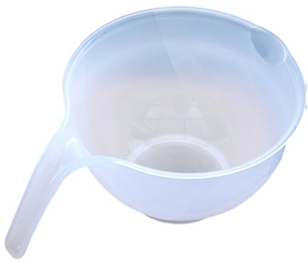 Ciotola dosatrice versatile con manico resistente al calore uova ciotola di miscelazione liquidi facile da pulire per l'uso misurino