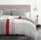 Home Linge Passion - Juego de edredón (220 x 240 cm), Color Rojo