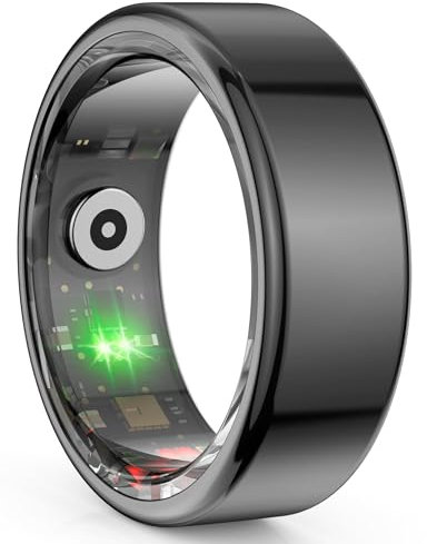 findtime Smart Ring Health Fitness Ring Sleep Heart Rate Monitor Blood Oxygen Ring Pedometer Step Calories Counter IP68 Waterproof Fitness Tracker