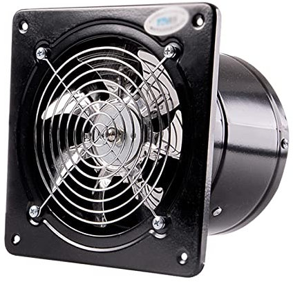 CGCSYZ Ventilatore 6 7 8 Piccolo aspiratore Ventilatore per fumi di Olio da Cucina con valvola di ritegno Potente aspiratore con Motore a Sfere e Ventola a 7 Pale(Un Colore: 6 Pollici