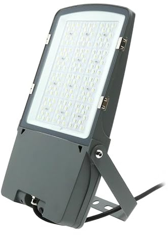 Proyector LED 150W, color 6000K, alta luminosidad, ideal para iluminación exterior y eventos.