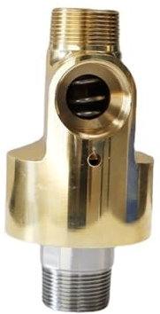 LUJIAYA Wasser Messing drehgelenk gerade hydraulische drehgelenk H-typ kühlung umlaufwasser drehgelenk(H*S-G50-25bidirectional)