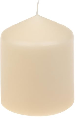 Stumpenkerzen Creme 100/77 mm, 4 Stück Steinhart Kerzen in RAL-Kerzen Güte Qualität