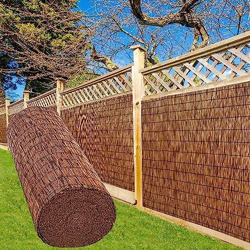 Brise-vue en bambou pour extérieur, jardin, terrasse, 1,7 x 6,1 m, idéal pour jardin, balcon et décoration d'intérieur