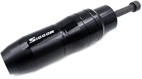 Sturzpads Motorrad Für B┐MW S1000R S 1000R S1000 R Motorradzubehör CNC-Aluminiumrahmen Crash Pads Auspuff Sliders Crash Protector mit Logo(Black,1piece)