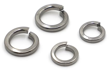 Supkancl M2 - M24 Acciaio Inossidabile 304 Zinco Bianco Zinco Nero Acciaio al Carbonio Rondella Elastica con rondella spaccata(304 Stainless Steel,10pcs M14)