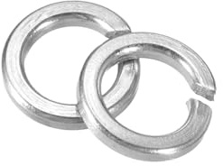sourcing map Lot de 120 rondelles de verrouillage fendues M4, rondelles de verrouillage à ressort en acier inoxydable 304, 4 mm x 6,4 mm, 1,2 mm d'épaisseur, pour vis, boulons et fixations