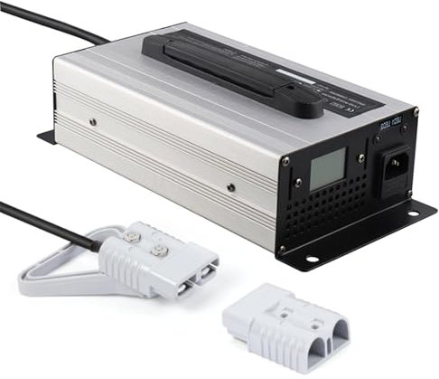 HYDTGZ 48 Volt Blei Säure Batterieladegeräte 48 V 20 A Gabelstapler Batterieladegerät mit Anderson Stecker für Gabelstapler, Hubwagen, Bodenreinigungsmaschinen und Golfwagen,B,350A