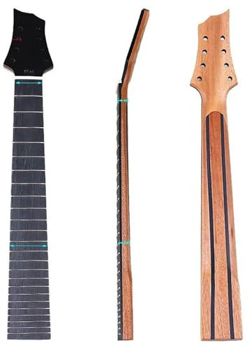 Gitarrenhalsersatz E Gitarre 8 Saiter Hals Matt Doppelt Verstellbar Modifiziert DIY Zubehör