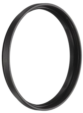 PATIKIL 3mm Telescope Extension Tube, M42 x 0.75mm on Both Sides Aluminum Alloy Lens Adapter Ring Extension Tube for Camera Eyepiece Telescope Accessory, Black