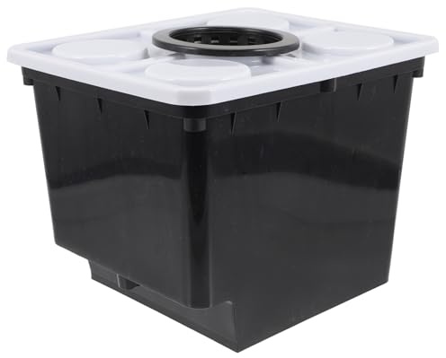 Abaodam Panier Hydroponique Baril De Culture Hors Sol pour Légumes en Serrage, Réutilisable Couvercle Perforé, Adapté Balcon, Solide, Facile à Installer, pour Culture sans Terre Saine