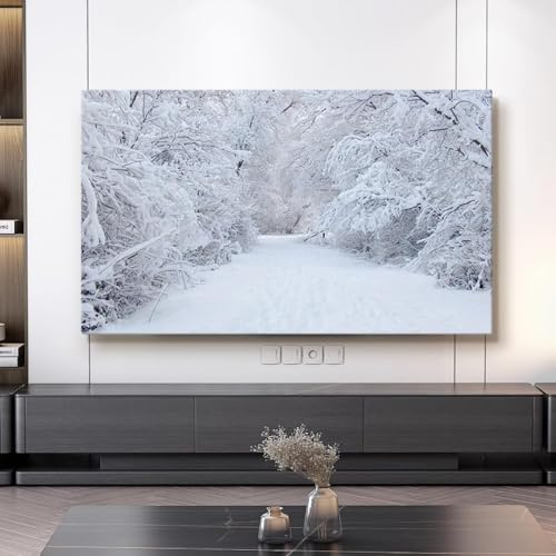 HSTANGKY Funda Protectora De TV Para Interiores De 32-80 Pulgadas Funda Moderna A Prueba De Polvo Y Protección Solar Para Televisores LCD/LED-Snow3||40-43inch