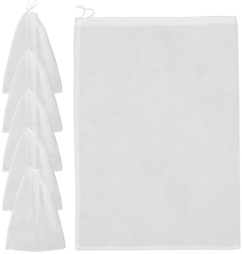 TEMPNAP Set 6 Borse Porta Stivali Coulisse, Organizer Riutilizzabile per Scarpe e Stivali, Sacchetti Antipolvere Maniglia per Viaggi e Conservazione Abbigliamento