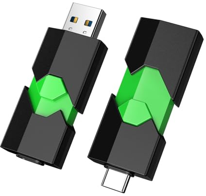 K&ZZ 1 clé USB C de type C à double port, 512 Go, clé USB 3.0 pour téléphone/tablette/ordinateur portable/ordinateur de bureau