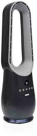 Princess Ventilador sin aspas – 70 W – Luz ambiental – Bajo consumo – Oscilación de 75° – 4 velocidades – 351590