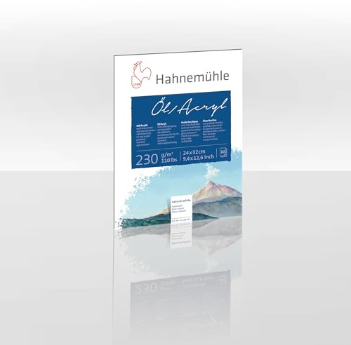 Öl- und Acrylmalblock 230g/m², 24x32cm, 10Blatt