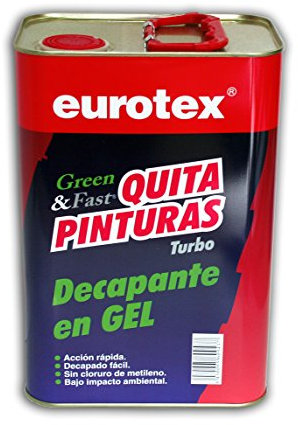 Decapante en gel Elimina fácilmente de 3 a 5 capas de pintura, barnices sintéticos y esmaltes - 4 litros -