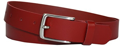 Vascavi Ledergürtel echt Leder, 3 cm breit und ca. 0.25 cm stark, Gürtel, Anzugsgürtel, Hüftgürtel, Jeansgürtel, Made in Germany