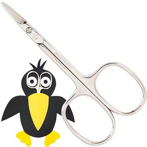 DREI SCHWERTER Germany Babyschere Baby Nagelschere Kinder Schere mit Etui 'Rabe Corbi' für Babies und Kleinkinder (527)