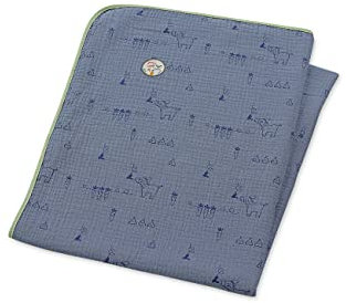 Sterntaler Schmusedecke Musselin Emmis Garden blau
