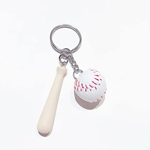 Jungen Softball Schlüsselanhänger Baseballschläger Schlüsselanhänger Schlüsselanhänger Halter für Auto Schlüsselanhänger Männer Geschenk