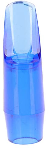 Toyvian Alto Saxophon Mundstück Kompakt Und Tragbar Professionell Und Praktisch Für Anfänger Und Profis Mit Glänzendem Blauen Design Für Klangqualität