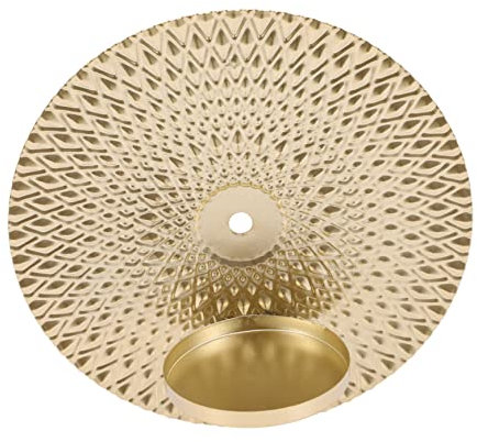 LALADEFIEE 2stücke Wandkerzenhalter Aus Eisen Eleganter Goldfarbener Runder Teelichthalter Für Stilvolle Wanddekoration Für Hochzeiten Feste Und Besondere Anlässe Schafft Eine Romantische