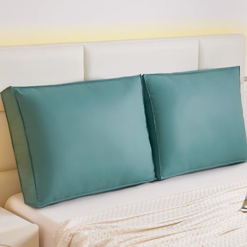 Hoowarm Rückenkissen Lesekissen 60/70/90/100cm Für Bett Sofa Langes Rechteck Rücken Kissen Stützkissen Couchkissen Groß Rückenstützkissen Mit Abnehmbarem Bezug Wandkissen(J,70x50cm/27x19in(1pc))