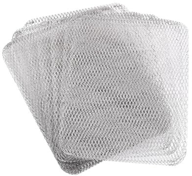 10 stycken engångsgrill i aluminium, nät BBQ Mesh Matta Multipurpose Non Stick Grill Topper for bakgårdar Camping Barbeque Party