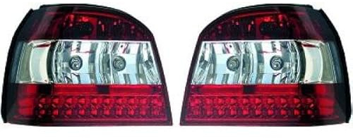 LED Rückleuchten Set Fahrer- und Beifahrerseite Links+Rechts Rot/Weiss passend für VW Golf 3 1991-1998