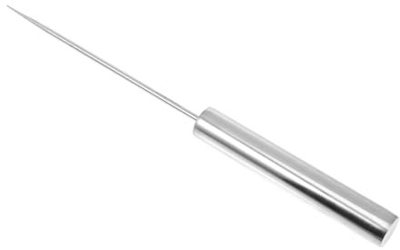 VALICLUD Edelstahl Eispickel Ice Chisel Mit Scharfem Spitzenende Für Barkeeper Und Zuhause Ergonomisch Leicht Zu Greifen Für Eiswürfel Zerbrechen Und Cocktailzubereitung Silber