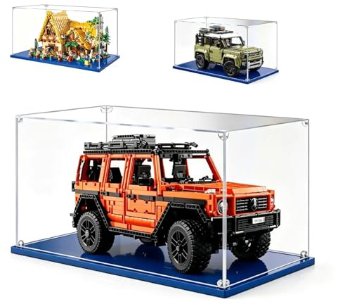 50x30x35cmAcryl Vitrine für Modellautos, Schaukasten für Figuren | Transparente Acryl Vitrine Staubdichte Box,/für LegofürStatuen,fürArchitektur fürAutomodelle Sammlerstücke Schaukasten Box