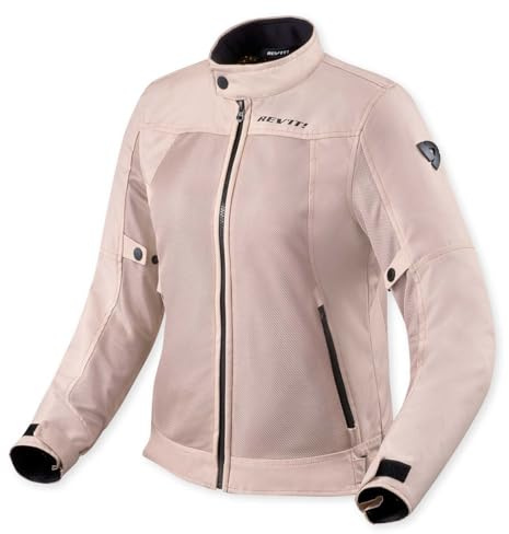 REV'IT! Revit Eclipse 2 Giacca tessile moto da donna, rosa, 38