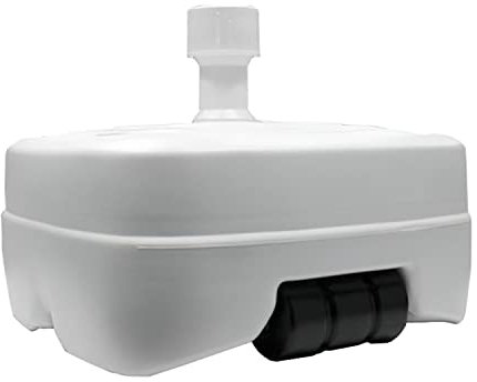 Schneider 856-01 Base ombrellone in plastica, Bianco, 45 litri