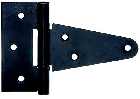 Alberts 306939 Kistenband | mit losem Stift | schwarzer Tauchlack | Band: 102 mm | Scharnier: 90 mm