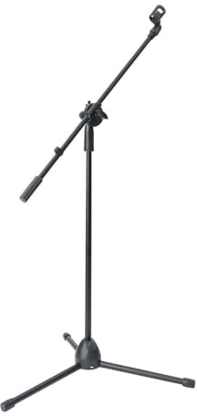 Celldeal Adjustable Microphone Stand Mic Stand Set Tripod Base with 2 Adjustable Microphone Clip Adapter Universal Microphone Arm Stand
