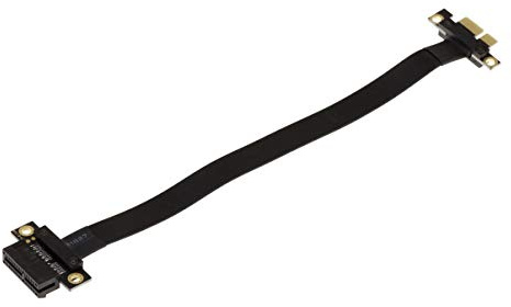 KALEA-INFORMATIQUE Expansionsduk för PCI Express x1 till PCIe x1-port med PCIe 3.0-kompatibla mjuka dukar, total längd 23 cm