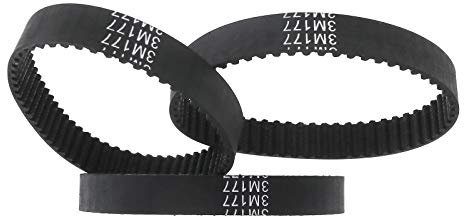 Create idea 3X Courroie Crantée de Raboteuse pour Black et Decker KW715 KW713 BD713 177-3M